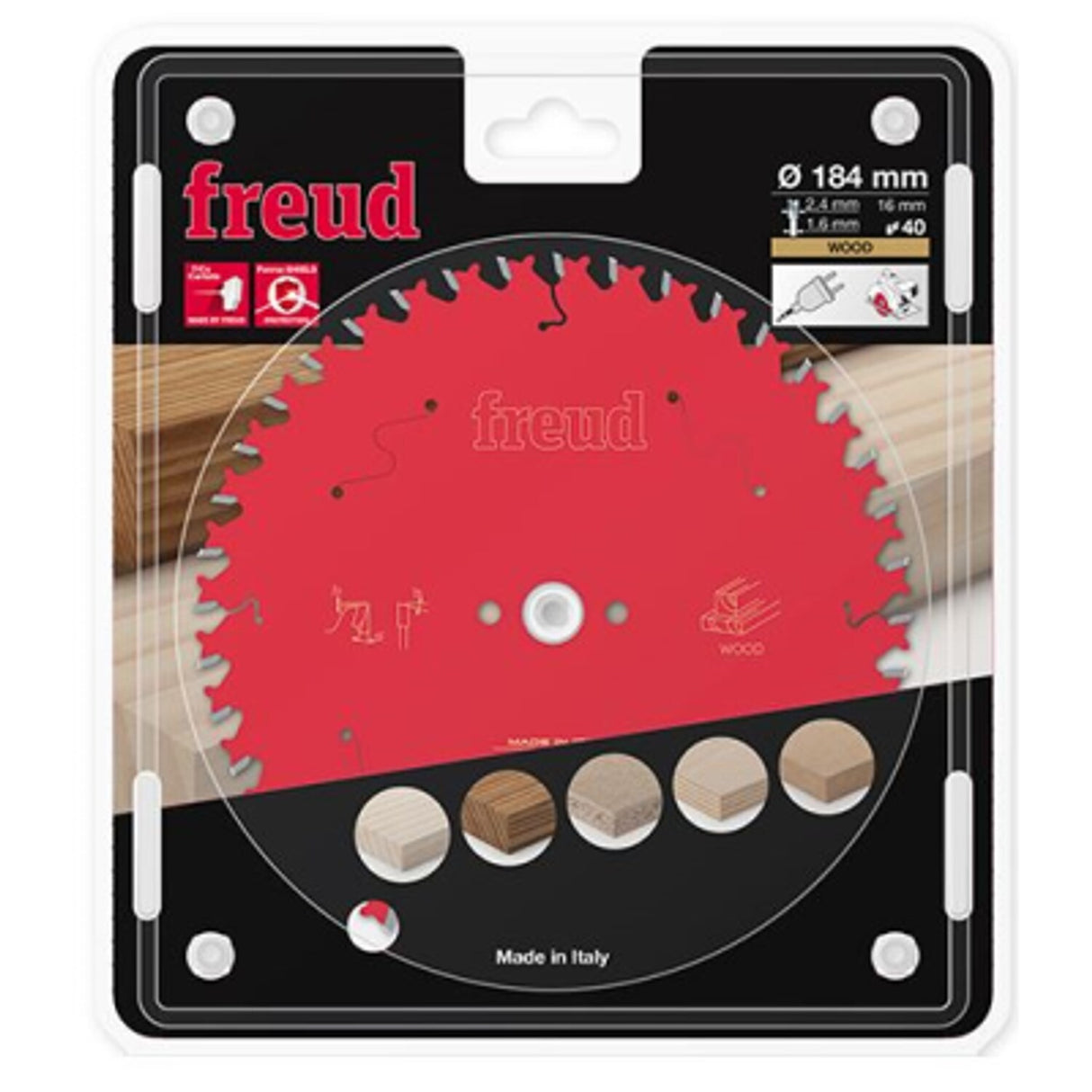 Circular Saw Blade Hh Wood 184 x 16 x 2.4/1.6 X T40 LP40M 012P