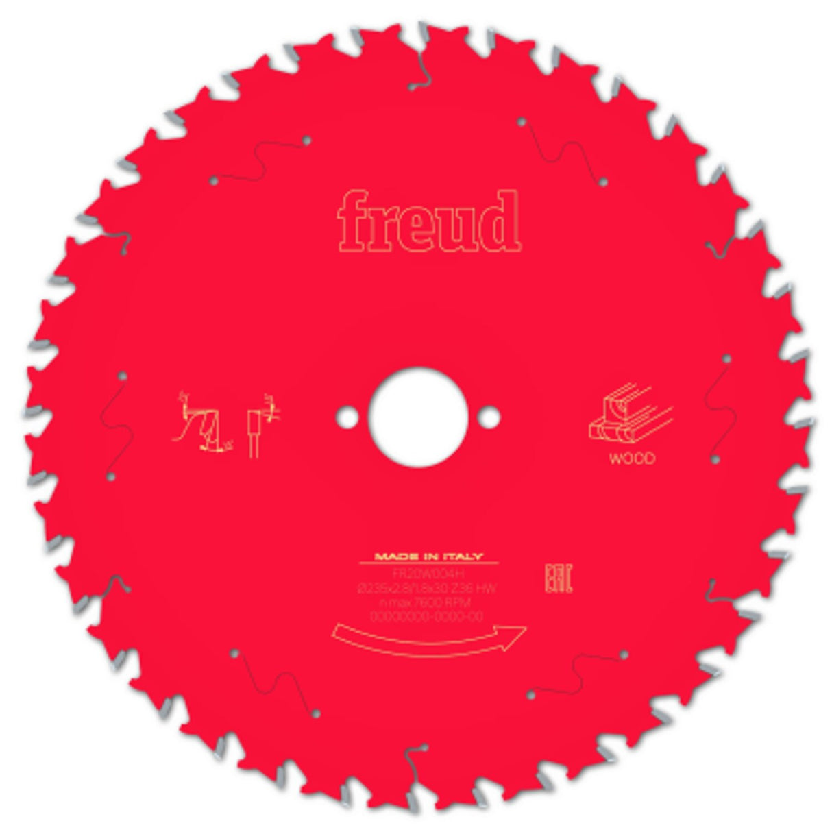 Circular Saw Blade Hh Wood 235 x 30 x 2.8/1.8 X T36 LP30M 023P