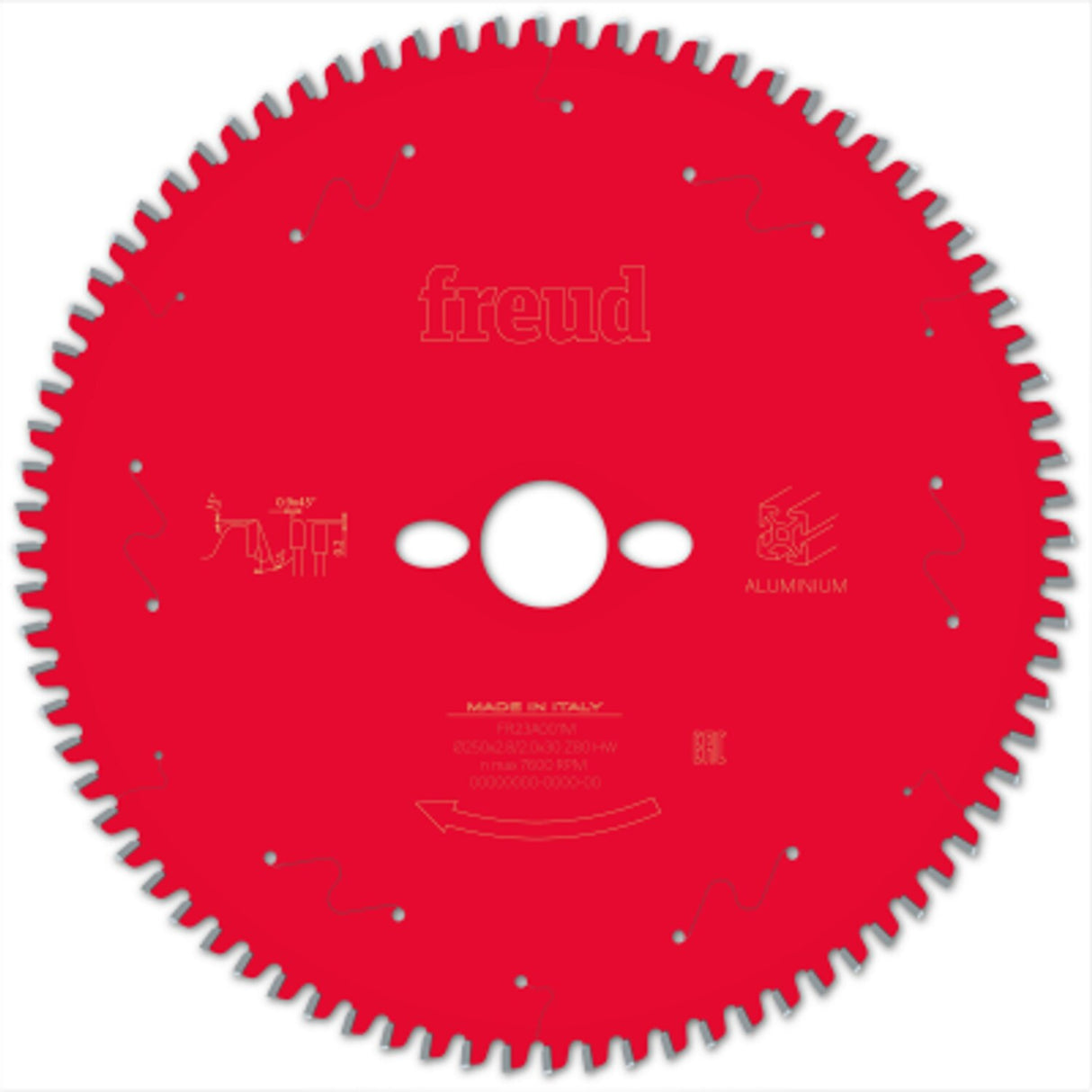 Circular Saw Blade Miter Aluminium 250 x 30 x 2.8/2 X T80 LP80M 001P