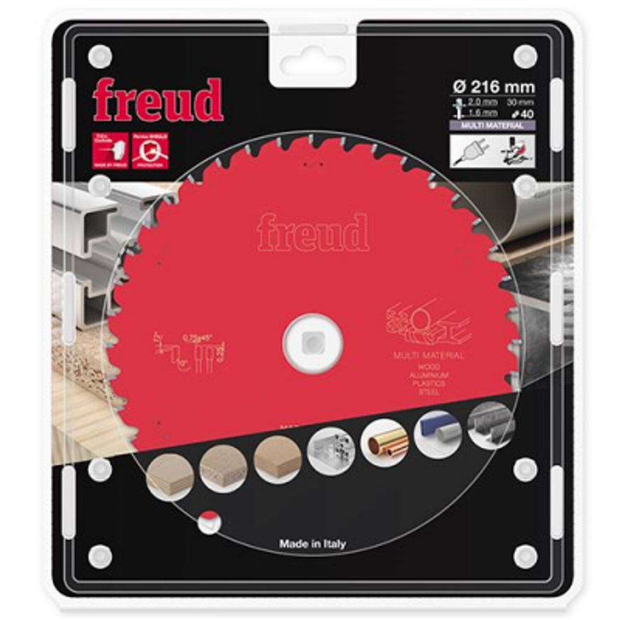Circular Saw Blade Miter Multi-Material 216 x 30 x 2.0/1.6 X T40 LP91M 003P