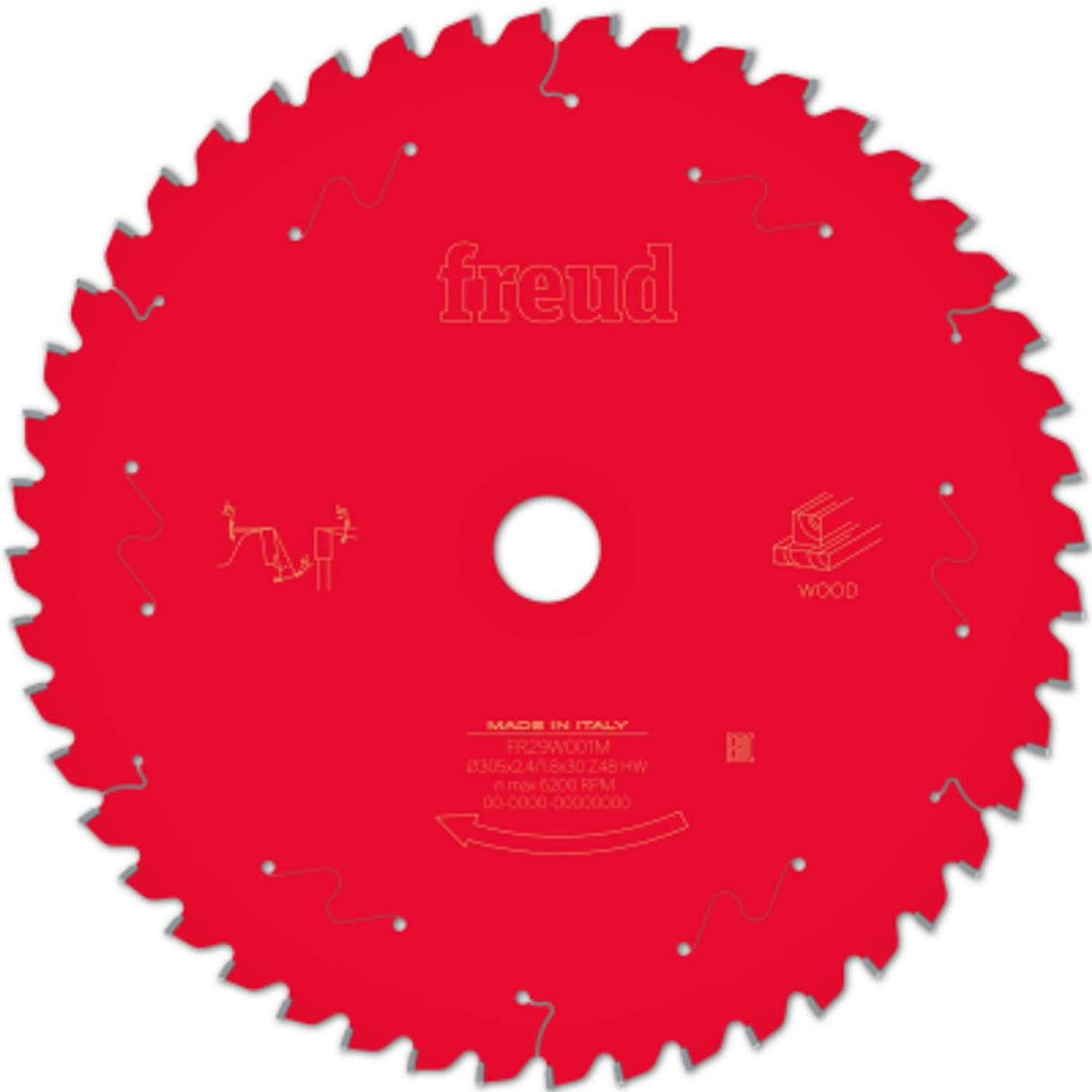 Circular Saw Blade Miter Wood 305 x 30 x 2.4/1.8 X T48 LP60M 025P