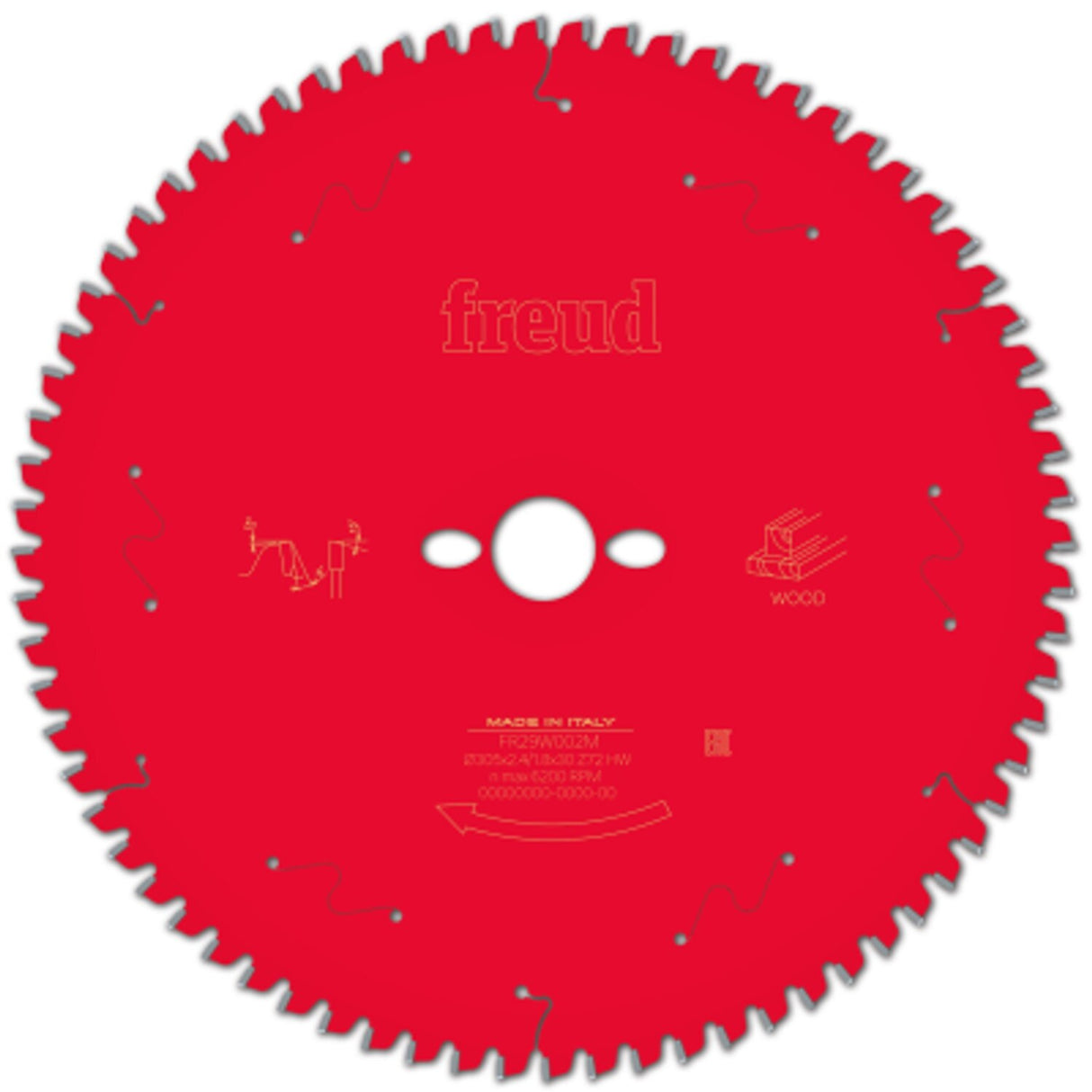 Circular Saw Blade Miter Wood 305 x 30 x 2.4/1.8 X T72 LP60M 026P