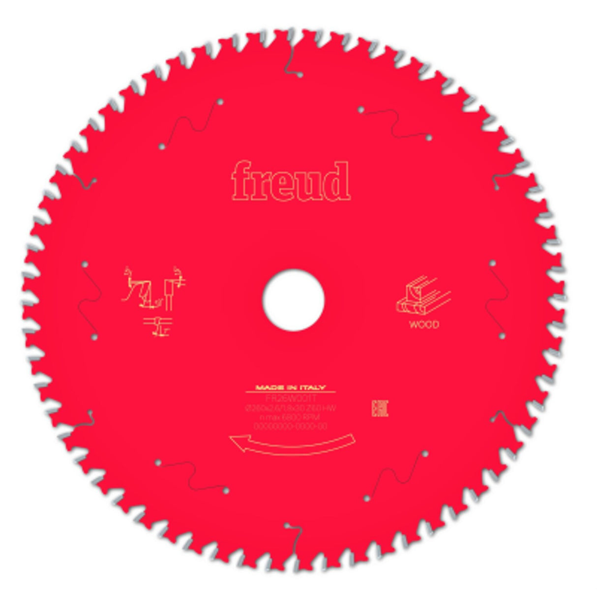 Circular Saw Blade Table Wood 260 x 30 x 2.6/1.8 X T60 LCL6M01051