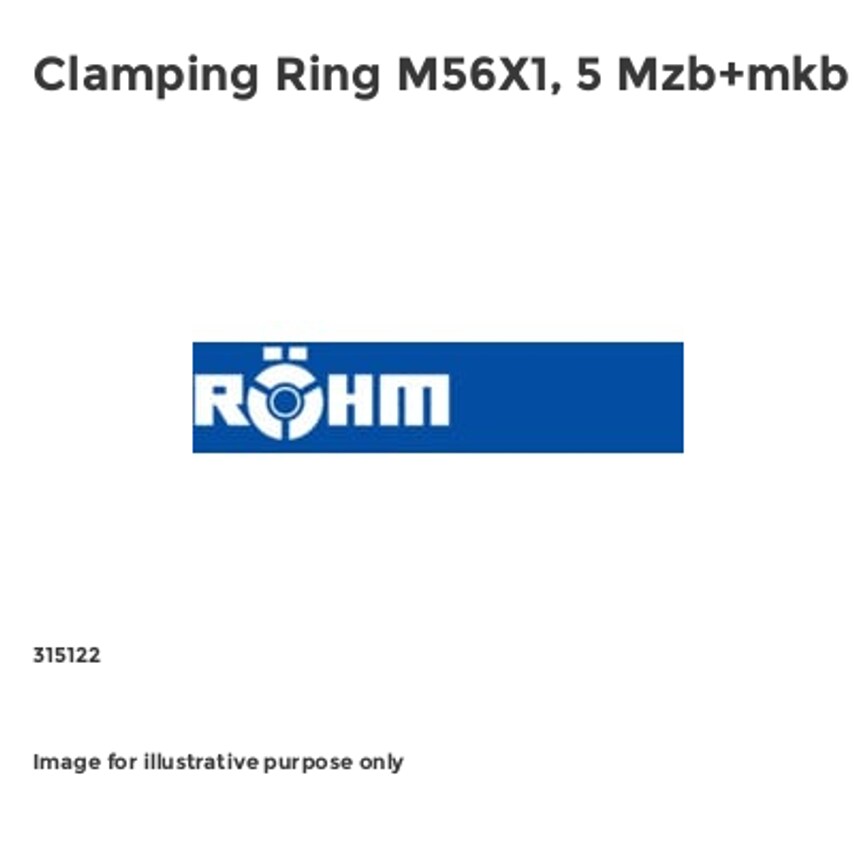 Clamping Ring M56X1, 5 Mzb+mkb