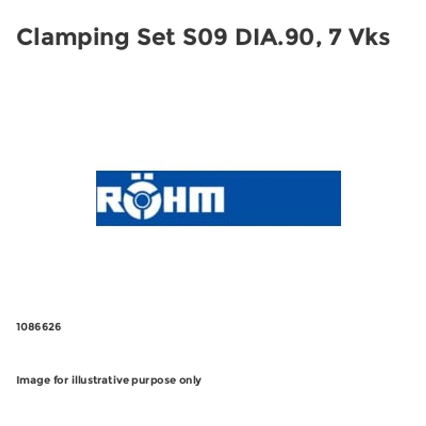 Clamping Set S09 DIA.90, 7 Vks