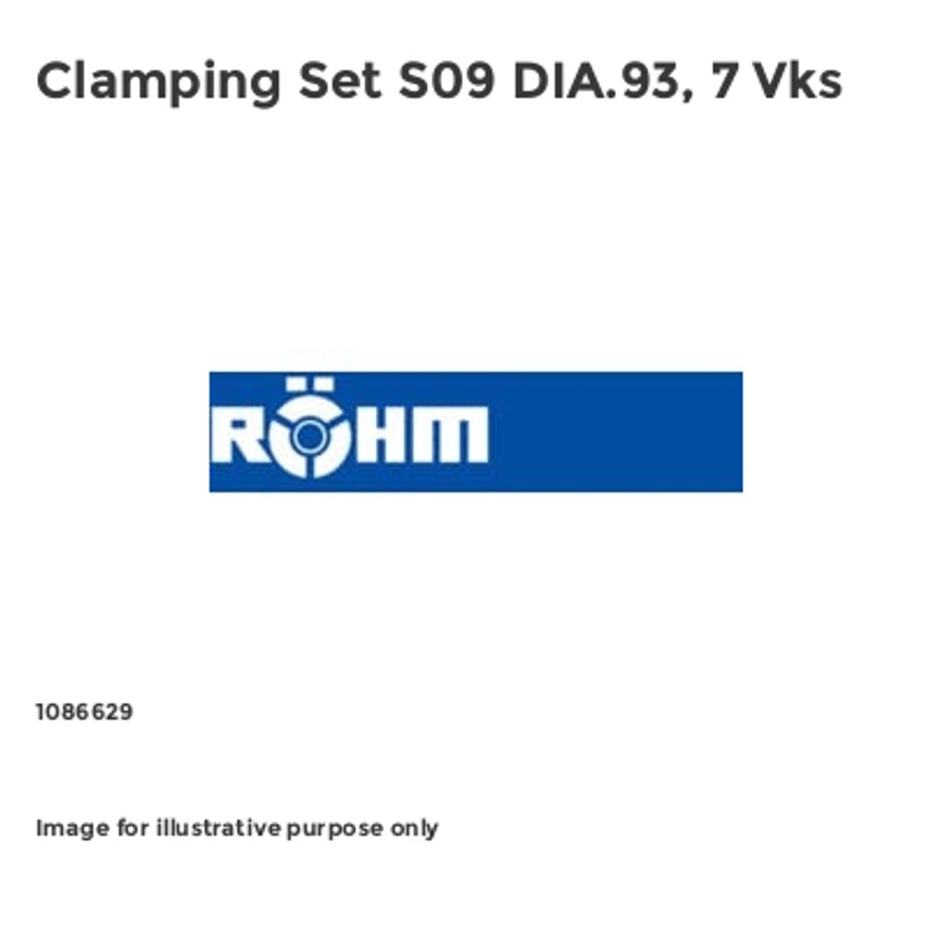 Clamping Set S09 DIA.93, 7 Vks