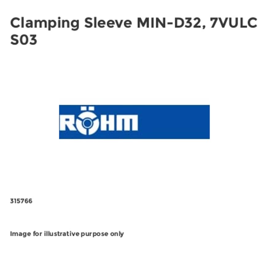 Clamping Sleeve MIN-D32, 7VULC S03