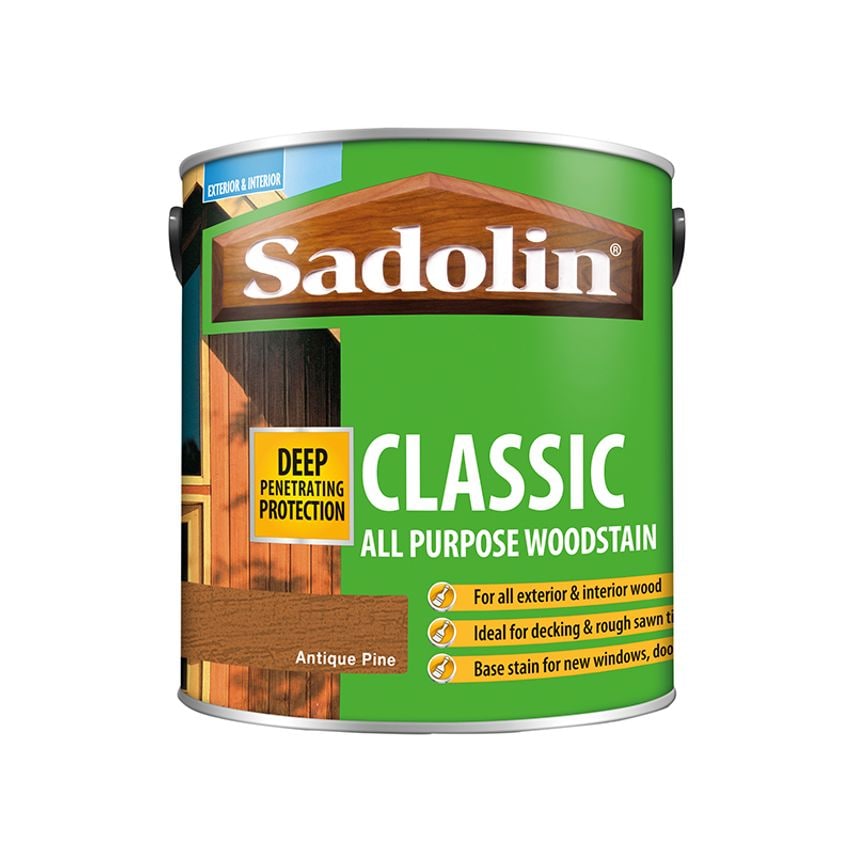 Classic Wood Protection Antique Pine 2.5 litre SAD5028458