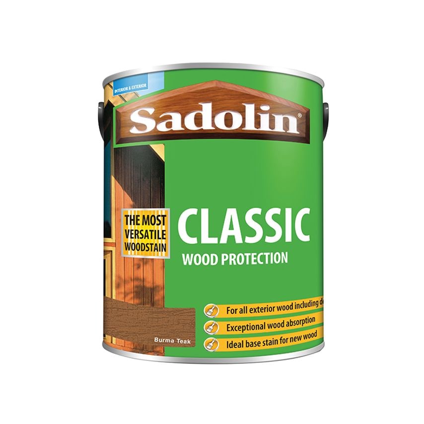 Classic Wood Protection Burma Teak 5 litre SAD5028481