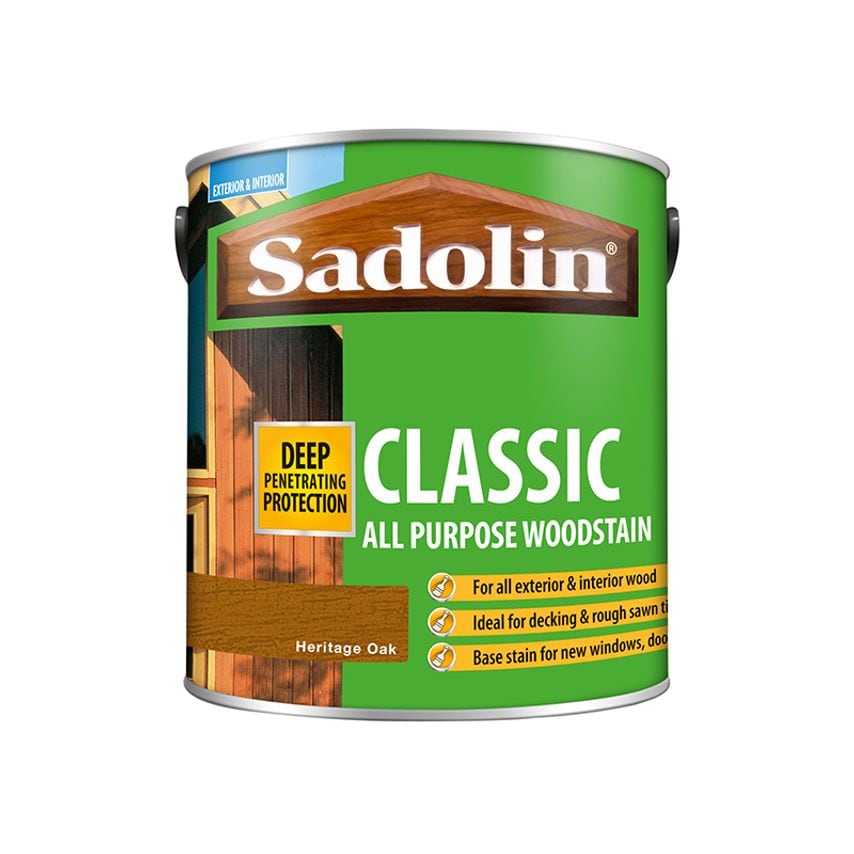 Classic Wood Protection Heritage Oak 2.5 litre SAD5090980