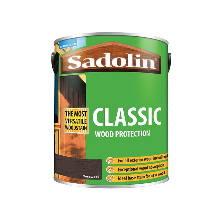 Classic Wood Protection Rosewood 5 litre SAD5028489