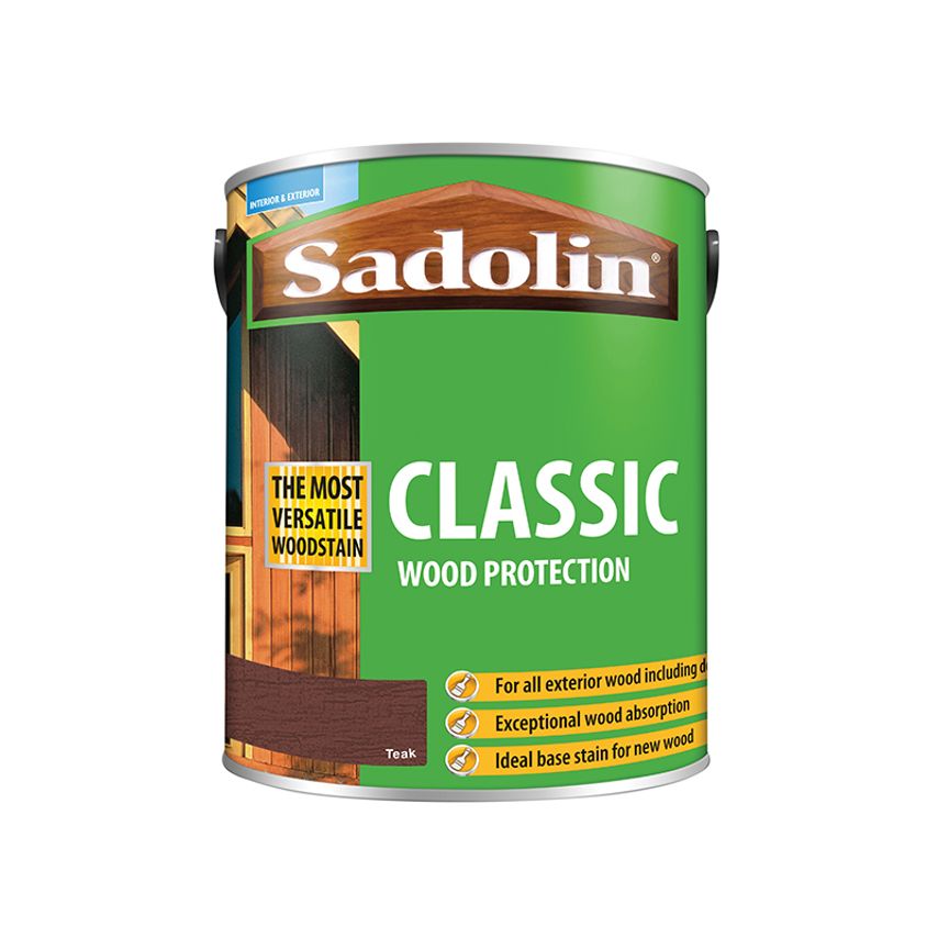Classic Wood Protection Teak 5 litre SAD5028463