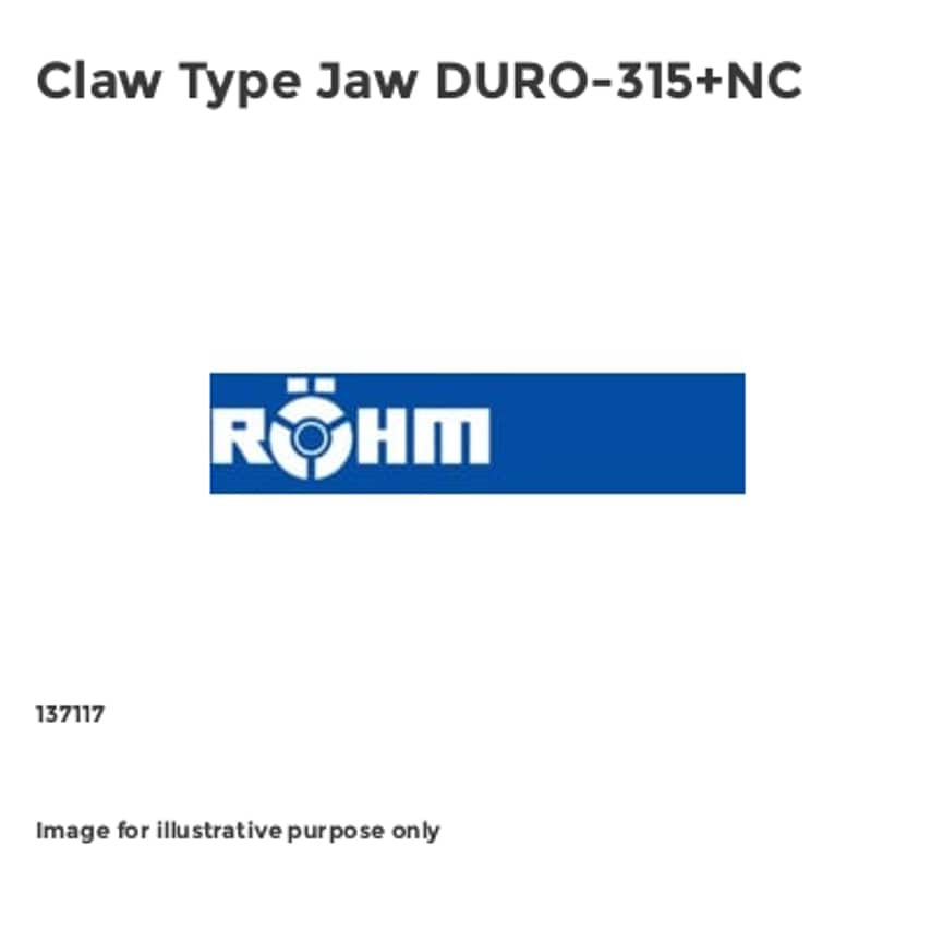 Claw Type Jaw DURO-315+NC