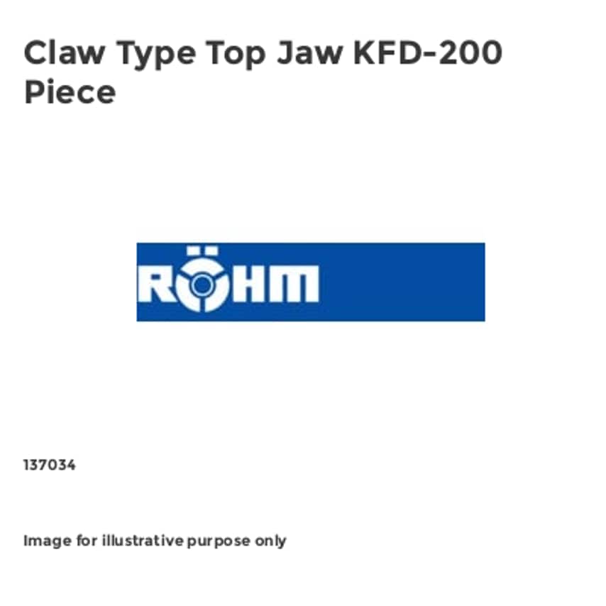 Claw Type Top Jaw KFD-200 Piece