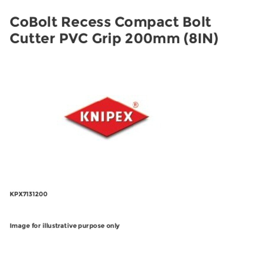 CoBolt Recess Compact Bolt Cutter PVC Grip 200mm (8IN)