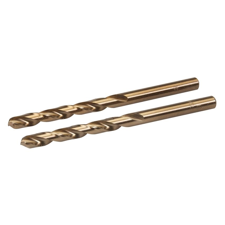 Cobalt Drill Bits 2pk 6.0mm