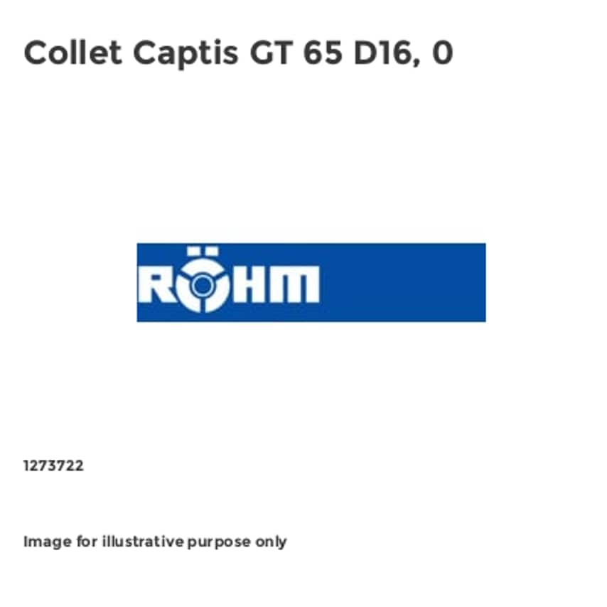 Collet Captis GT 65 D16, 0