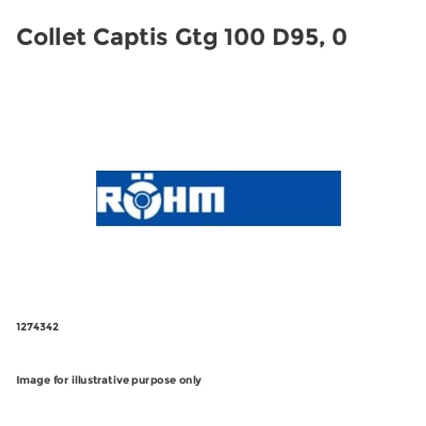 Collet Captis Gtg 100 D95, 0
