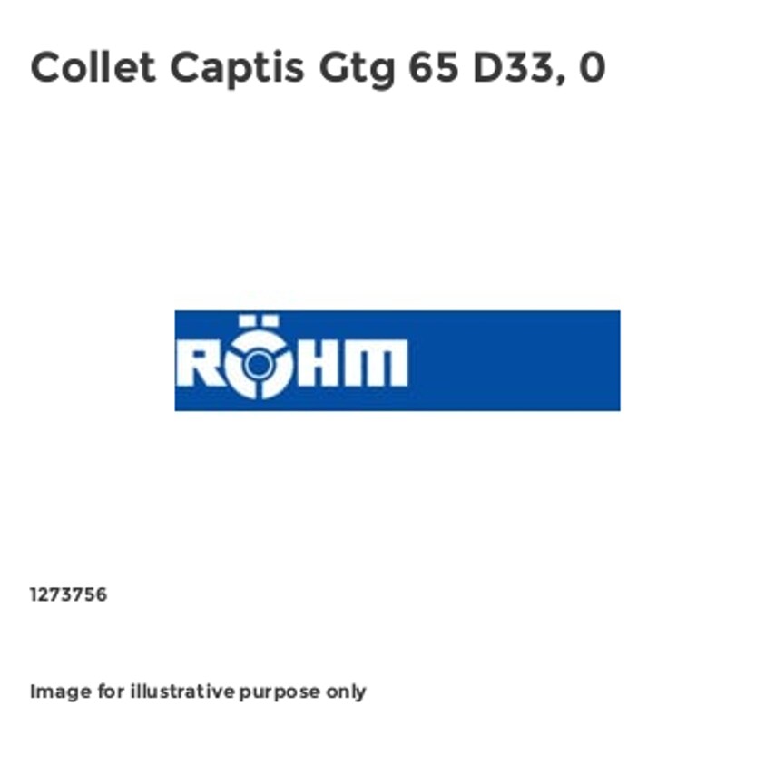 Collet Captis Gtg 65 D33, 0