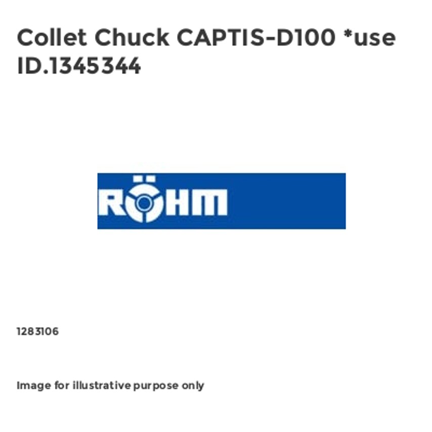 Collet Chuck CAPTIS-D100 *use ID.1345344