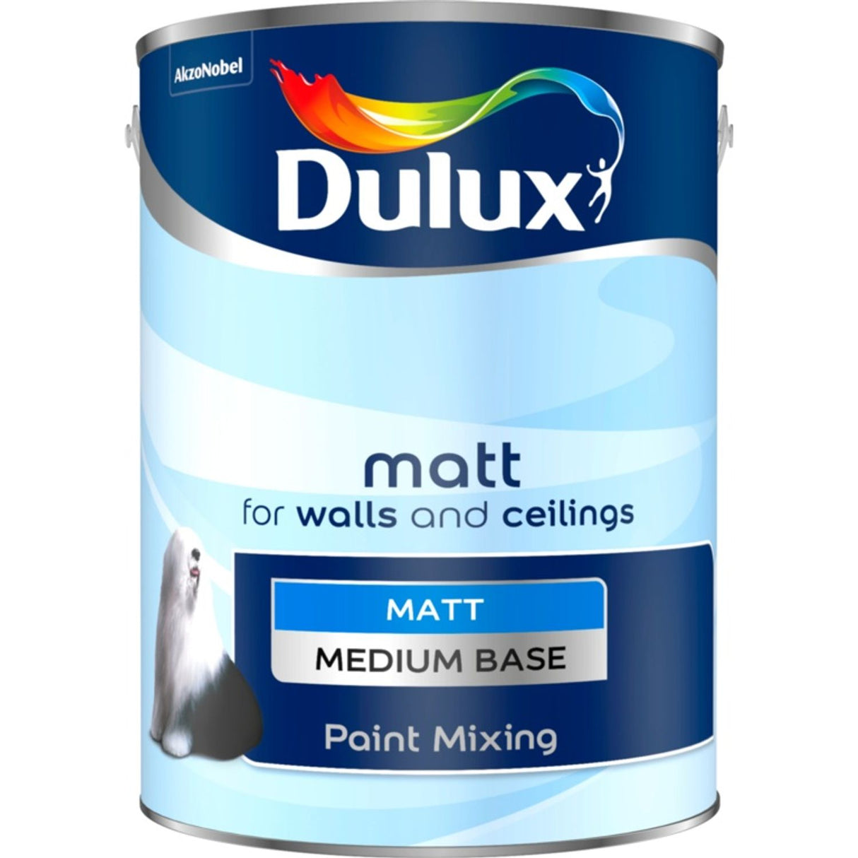 Colour Mixing 5 Litre Medium Matt Paint Base