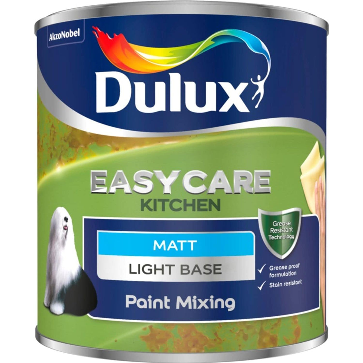 Colour Mixing Kitchen Matt Paint Base 1 Litre Light