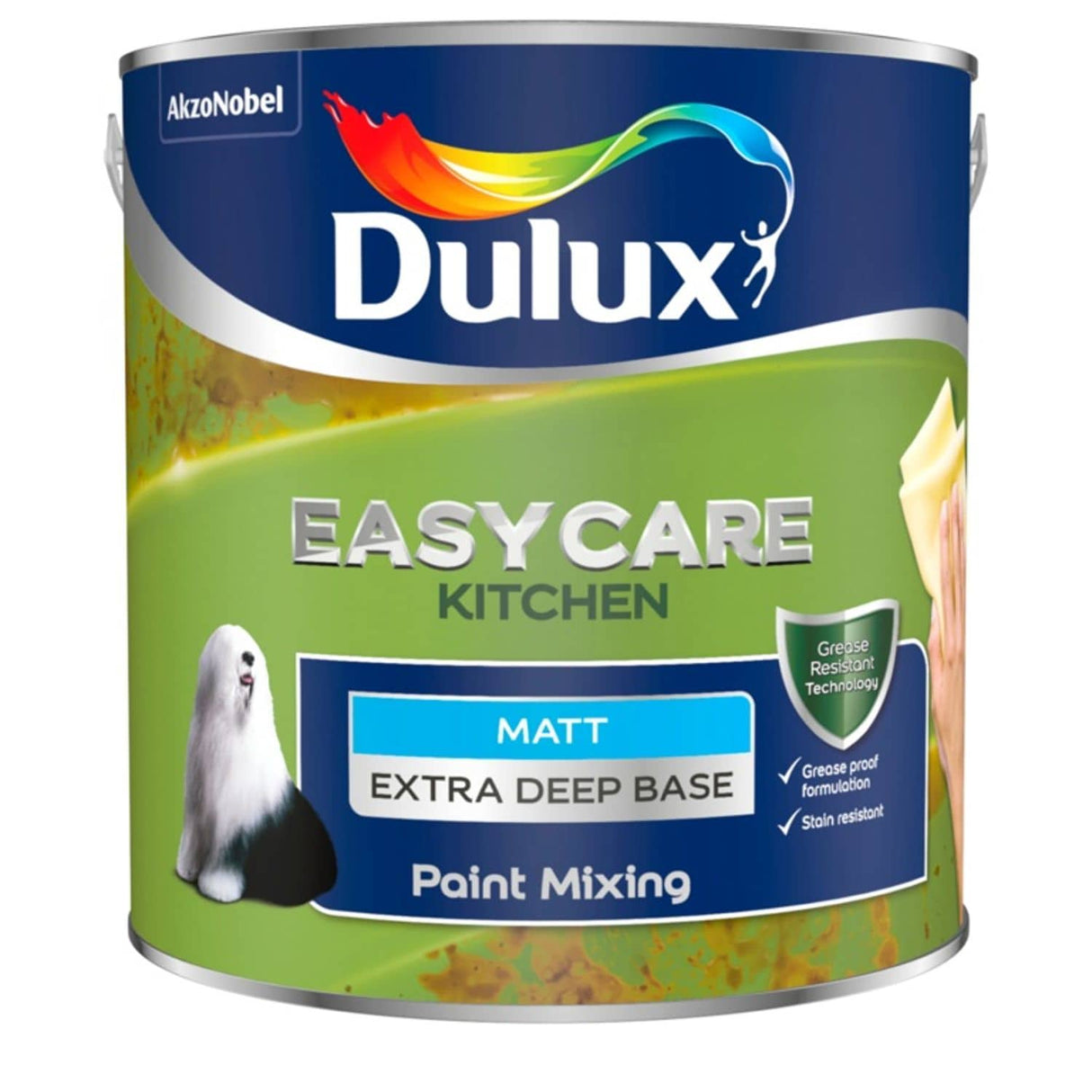 Colour Mixing Kitchen Matt Paint Base 2.5 Litre Extra Deep