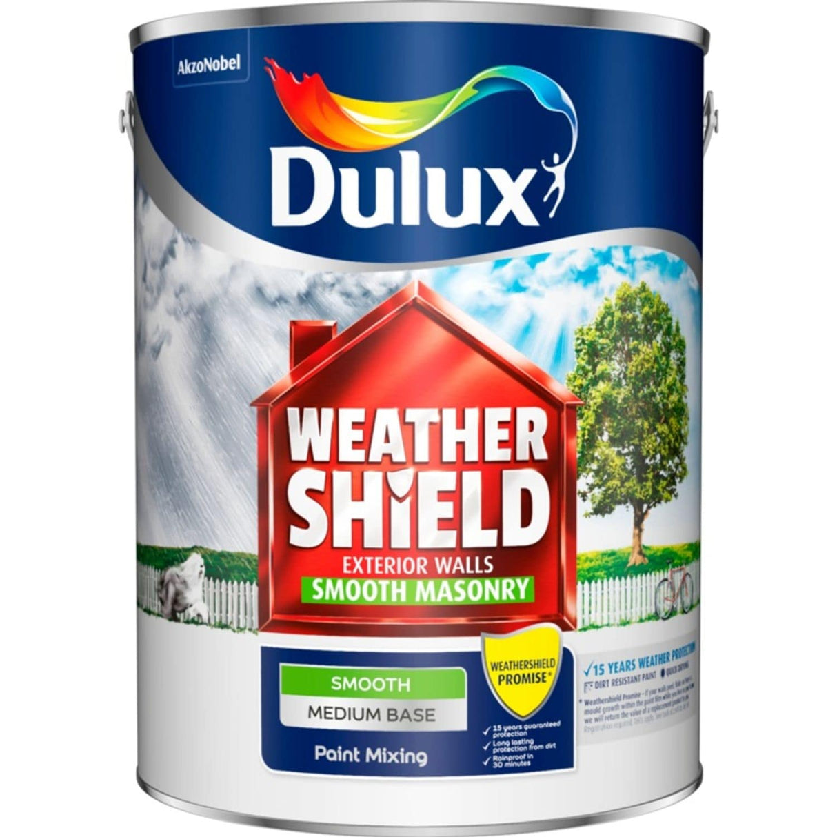 Colour Mixing Weathershield Paint 5 Litre Medium Smooth Base