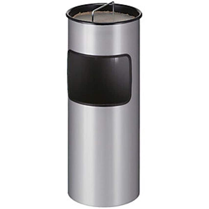 Combination Ashtray, Capacity 30 L, Hx613 X 243mm, Grey