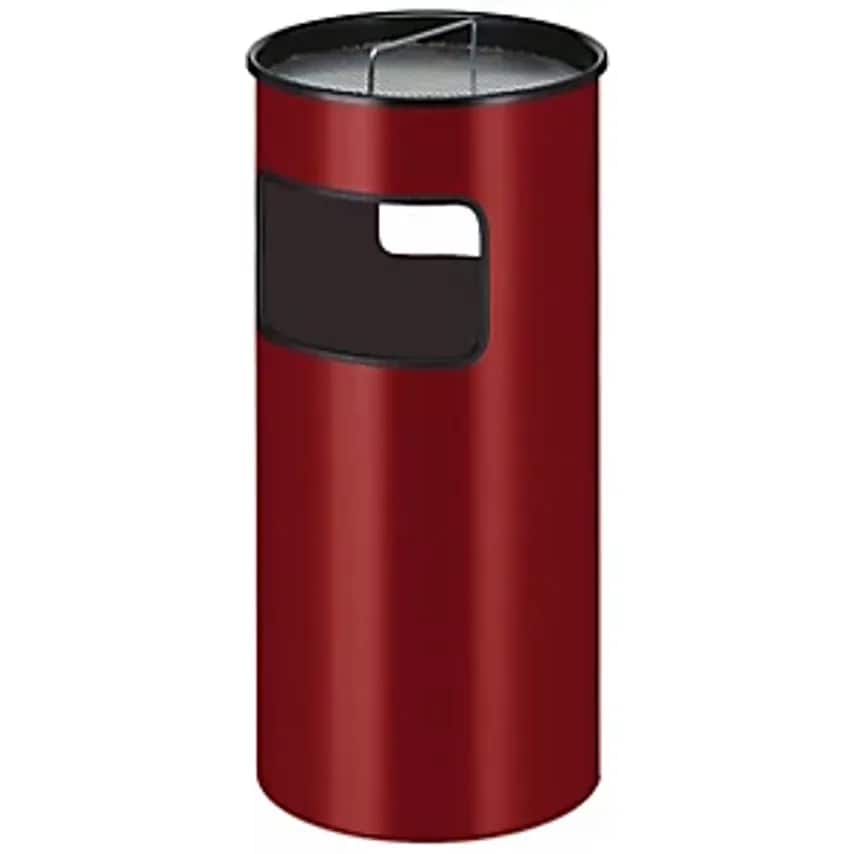 Combination Ashtray, Capacity 50 L, Hx690 X 320mm, Red