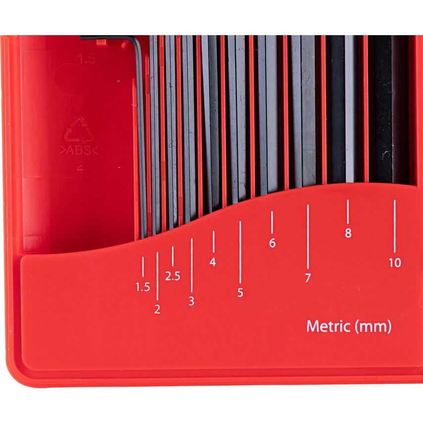 Combination Long Arm B/Ptmm/Af Hex Key Set 20 Piece