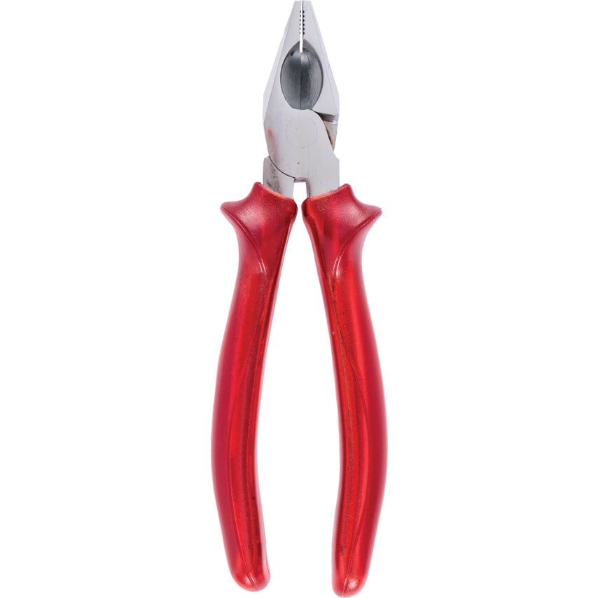 Combination Pliers Comfort Grip Insulated Red Transparent 205mm