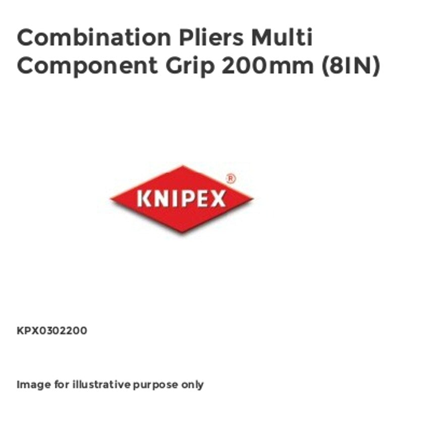 Combination Pliers Multi Component Grip 200mm (8IN) KPX0302200