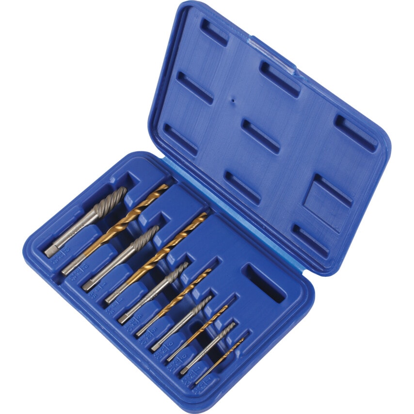 Combination Screw Extractor & Drill Set
