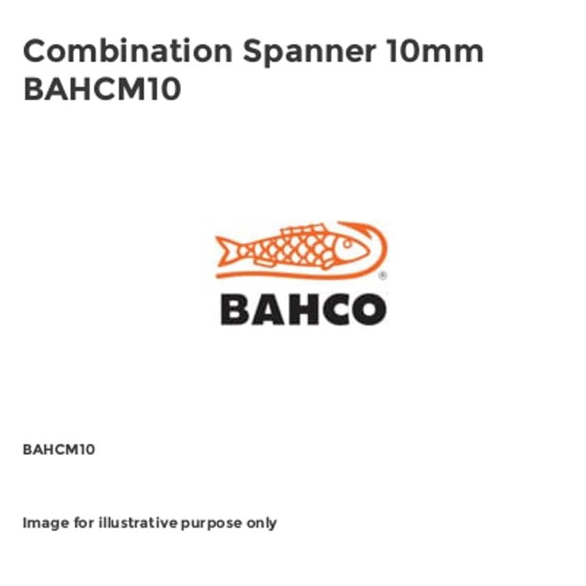 Combination Spanner 10mm BAHCM10