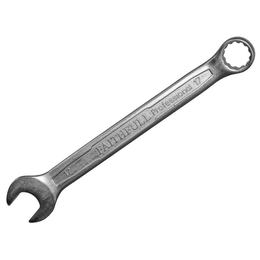 Combination Spanner CV Satin Finish 17mm FAISPAC17