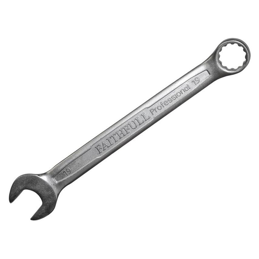 Combination Spanner CV Satin Finish 19mm FAISPAC19