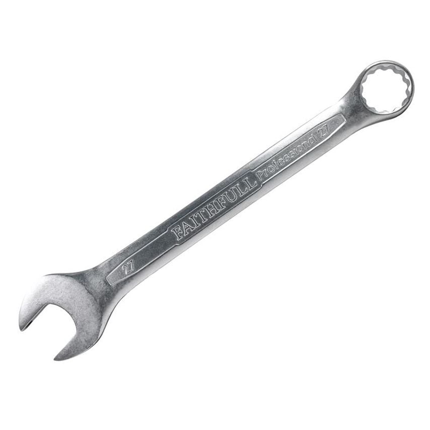 Combination Spanner CV Satin Finish 27mm FAISPAC27