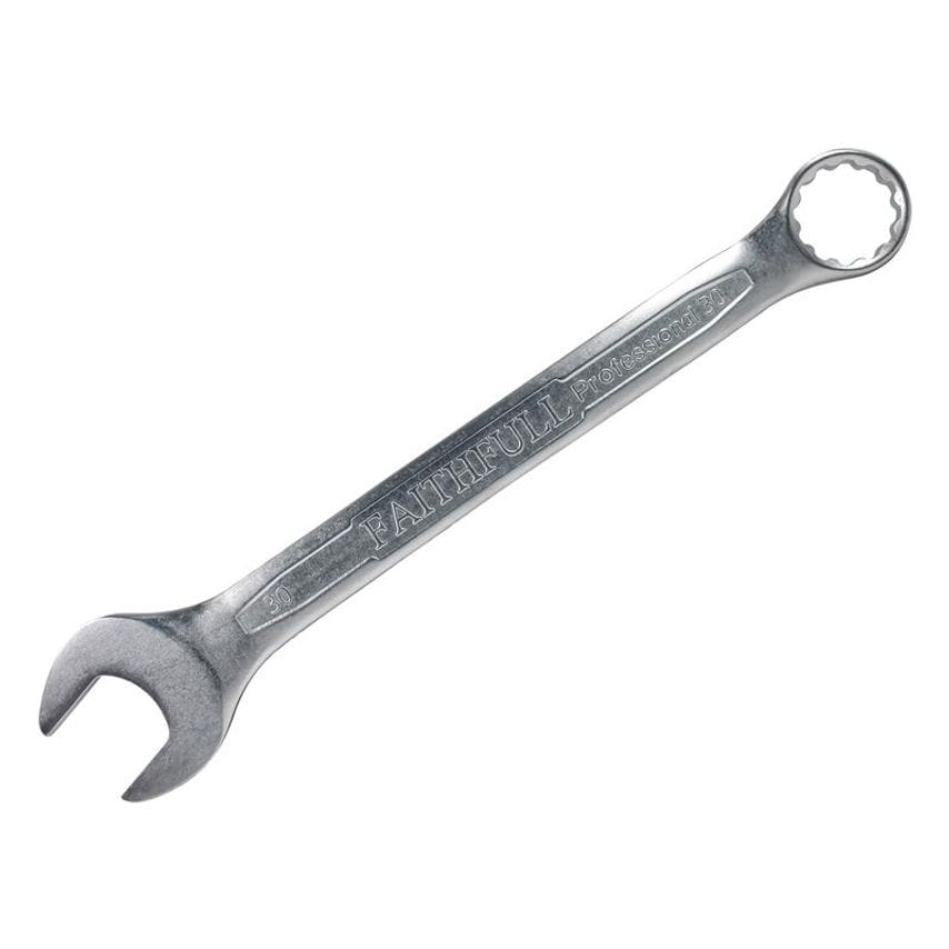 Combination Spanner CV Satin Finish 30mm FAISPAC30