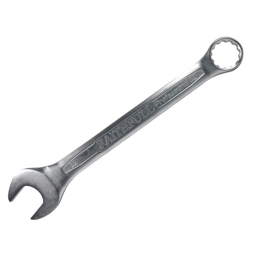 Combination Spanner CV Satin Finish 32mm FAISPAC32