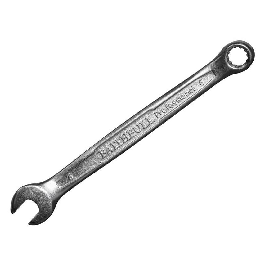 Combination Spanner CV Satin Finish 6mm FAISPAC6