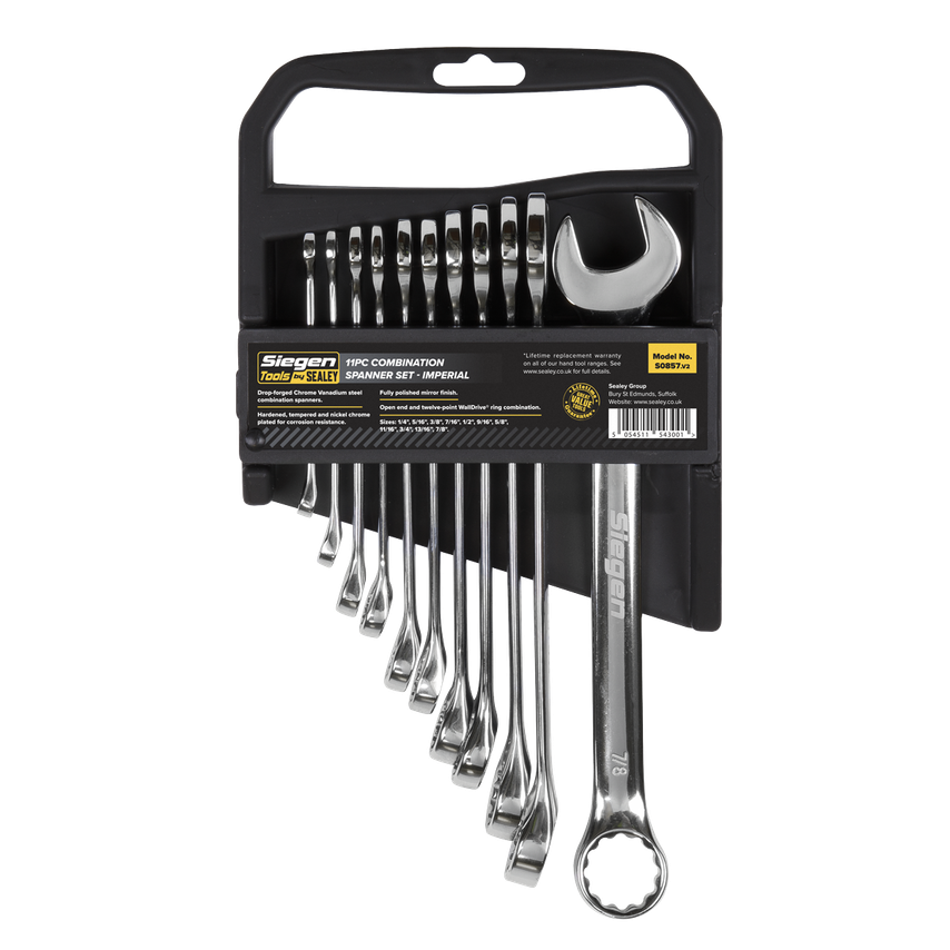 Combination Spanner Set11 Piece Imperial