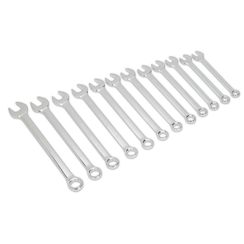 Combination Spanner Set12 Piece Jumbo Metric