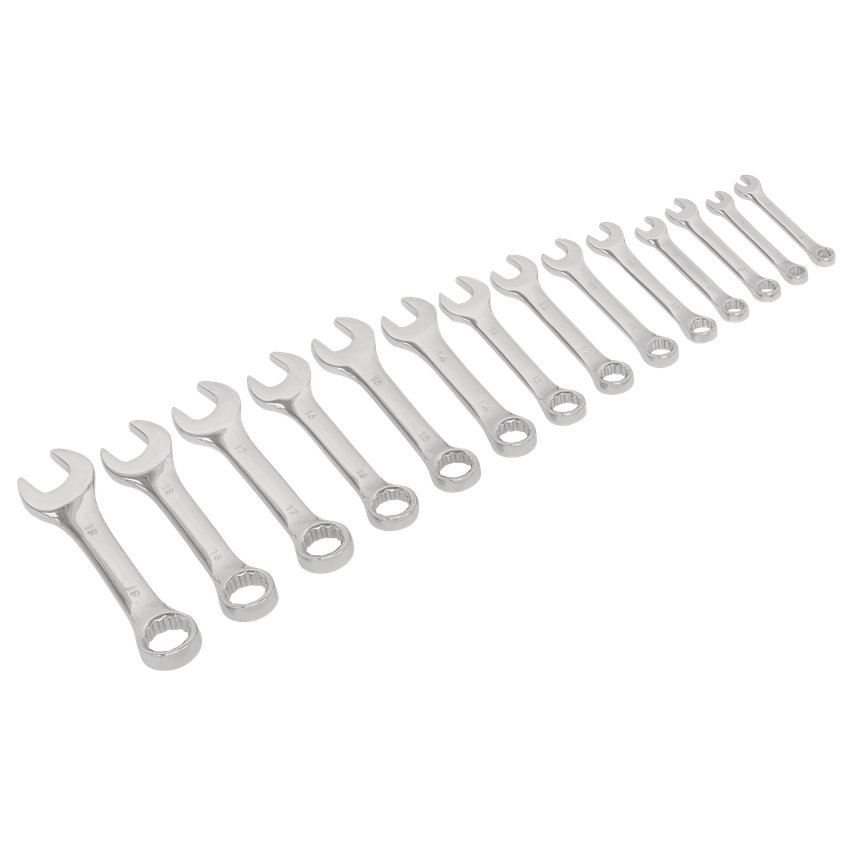 Combination Spanner Set14 Piece Stubby