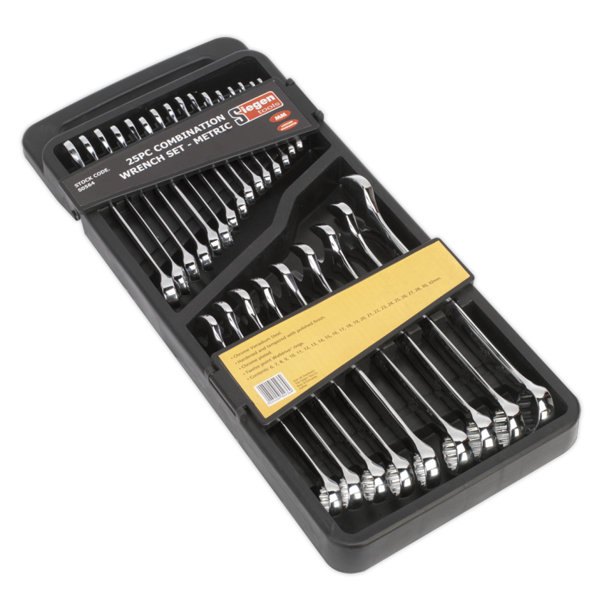 Combination Spanner Set25 Piece Metric