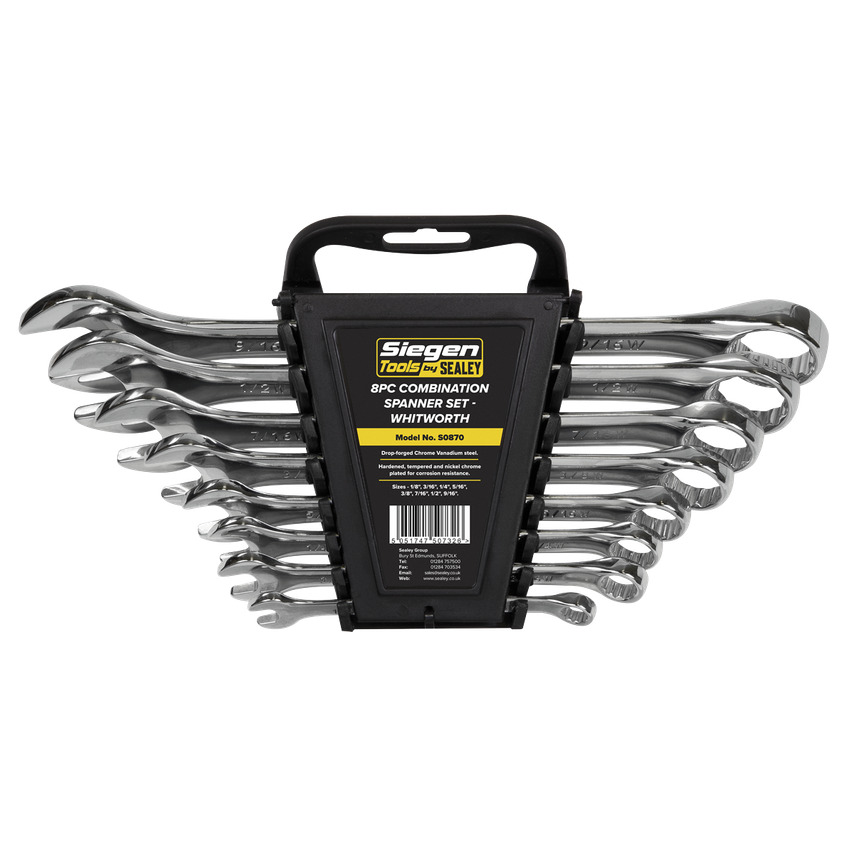 Combination Spanner Set8 Piece Whitworth
