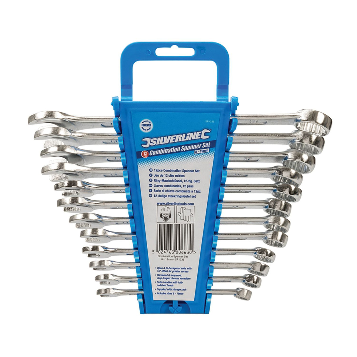 Combination Spanner Set 12 Piece 8 - 19mm
