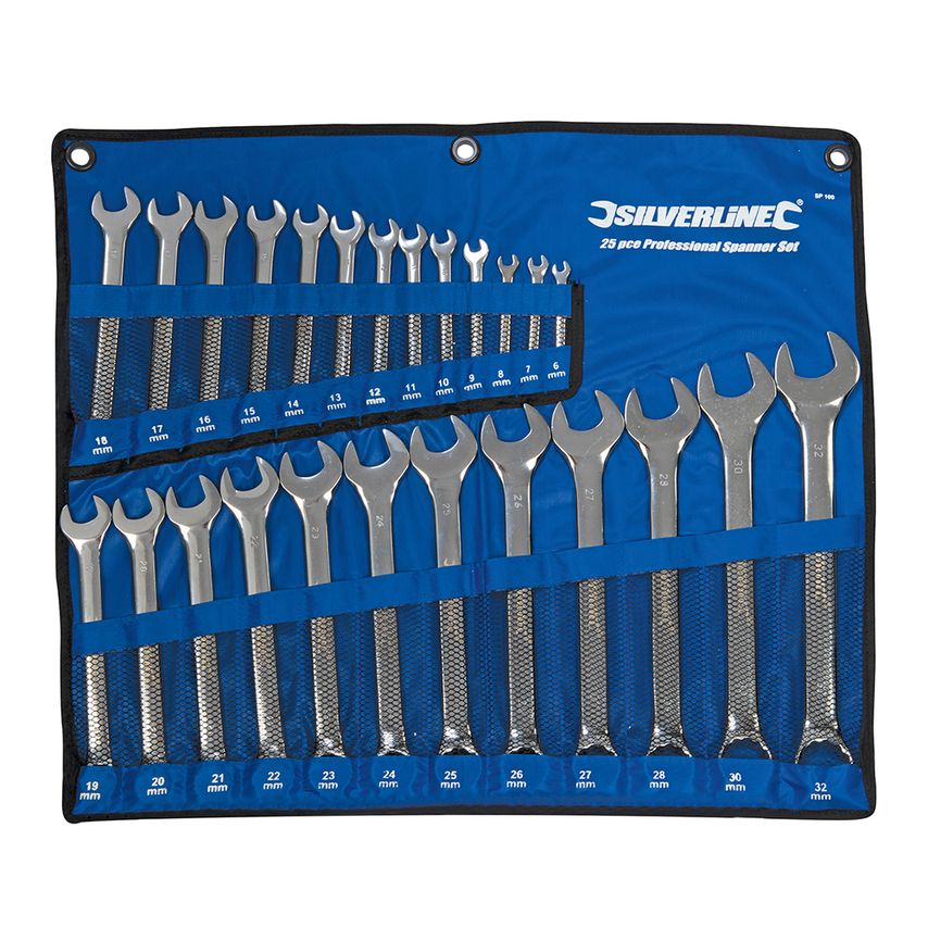 Combination Spanner Set 25 Piece 6 - 32mm