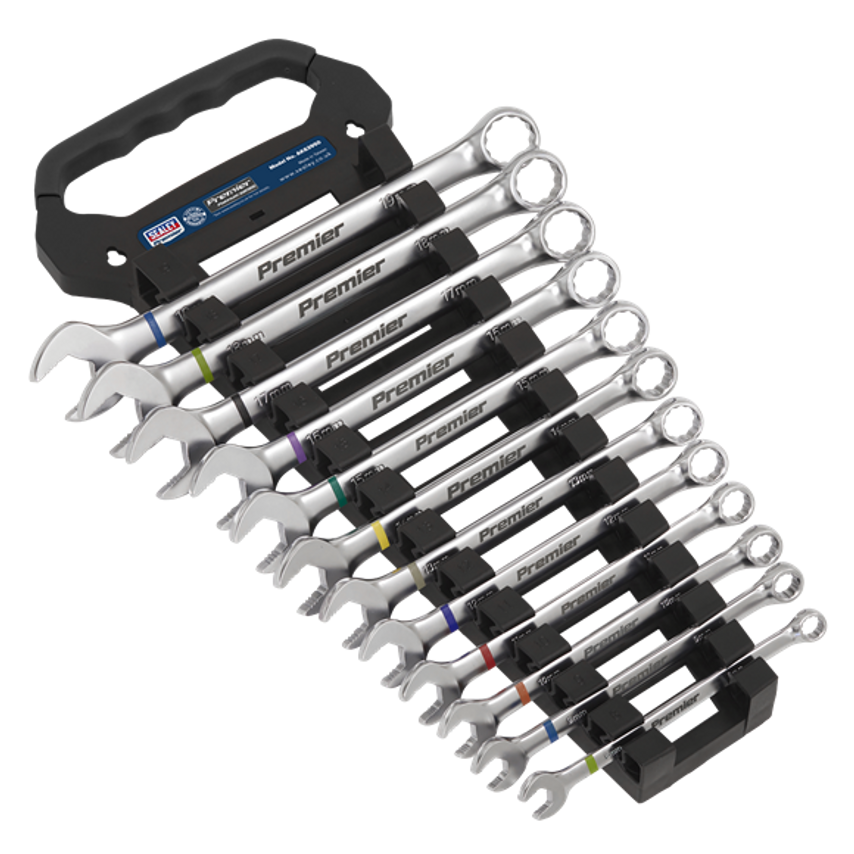 Combination Spanner Set Anti-Slip 12pc Metric - Platinum Series - AK63950