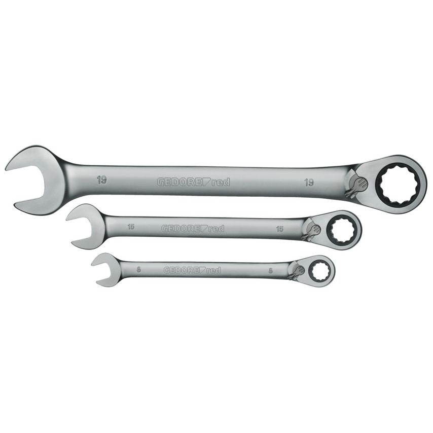 Combin.ratchet span.set size8-19mm 12pcs